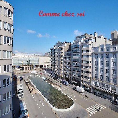 Lichtrijk En Comfortabel Hoekappartement Met Gratis Parking En Zeer Centraal Gelegen - Comme Chez Soi Ostende Exterior foto