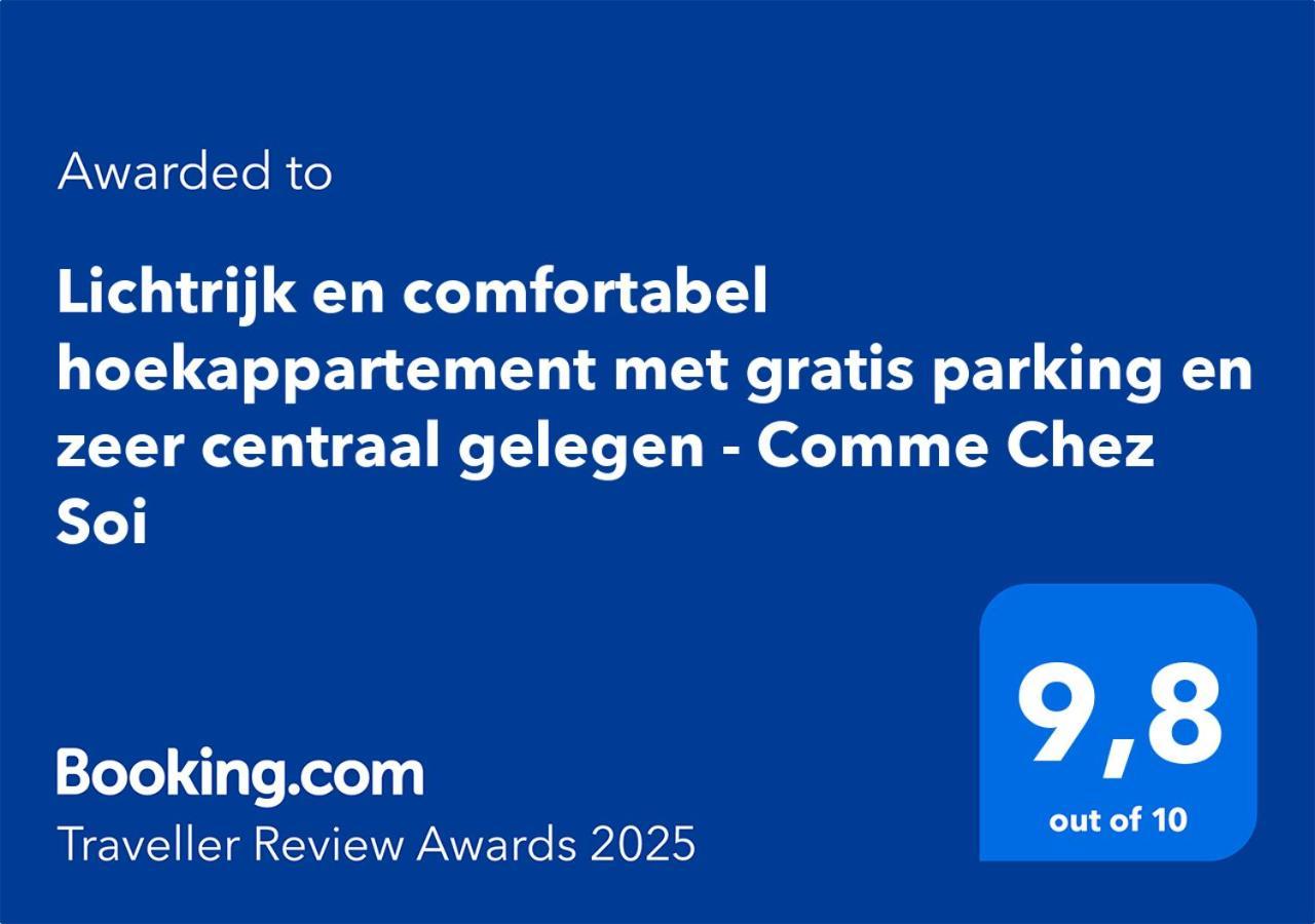 Lichtrijk En Comfortabel Hoekappartement Met Gratis Parking En Zeer Centraal Gelegen - Comme Chez Soi Ostende Exterior foto